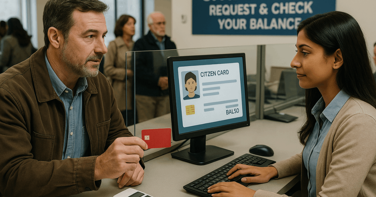 Citizen Card: How to Request & Check Your Balance