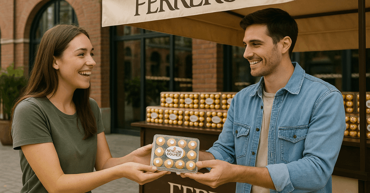 Descubra como ganhar pacotes de chocolates Ferrero grátis