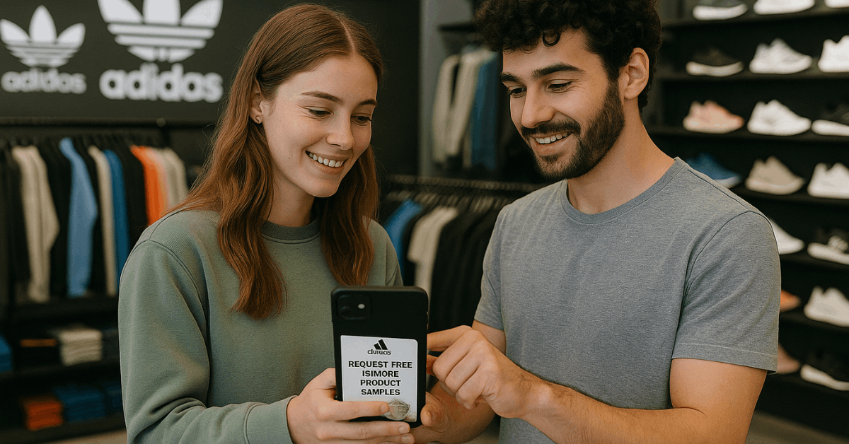 Descubra como solicitar amostras grátis de produtos Adidas