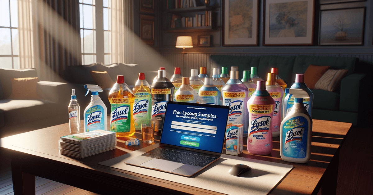 Discover How to Get Free Lysol Disinfecting Samples: Clean Your Home Smarter