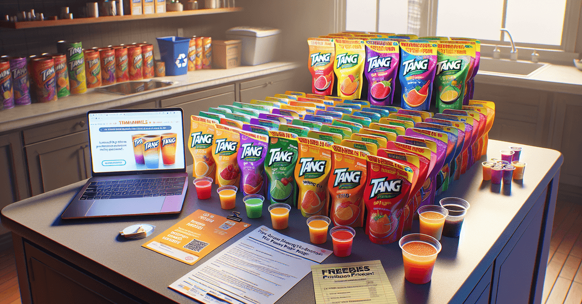 How to Request Free Tang Drink Mix Samples Online – Discover New Flavors Easily
